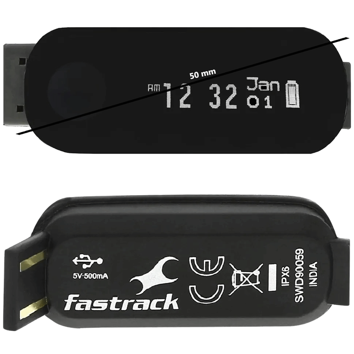 Buy Fastrack Reflex 2 0 Smart Band Activity Tracker Swd90059pp04